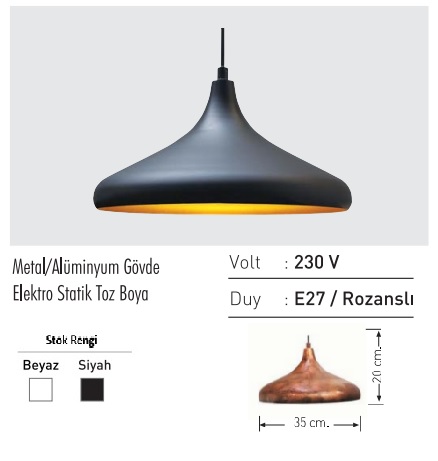 Endüstriyel Sarkıt Avize ELK-EN-SK003