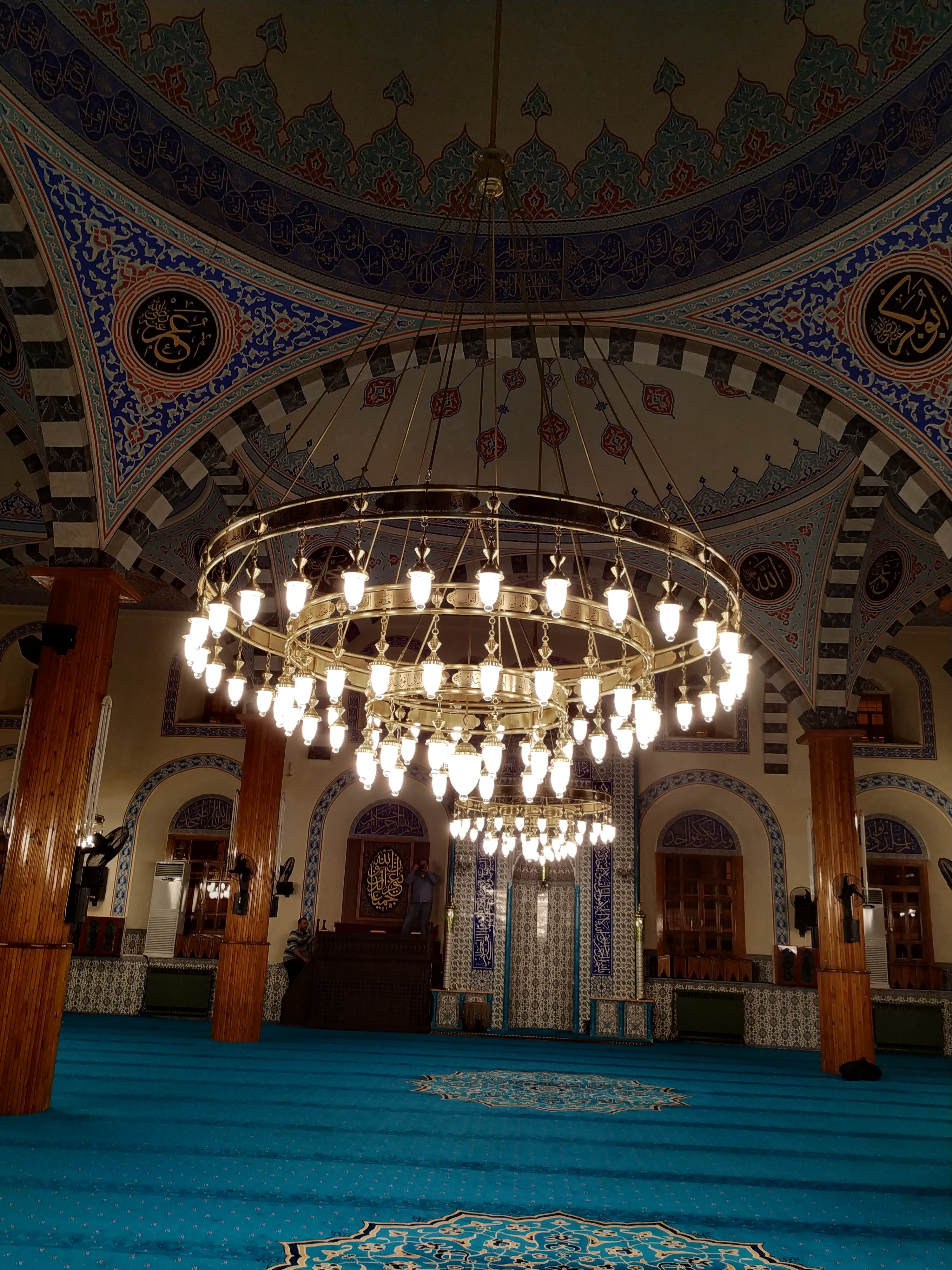 Konya Kapı Cami 68 li Pirinç Ayetli Avize