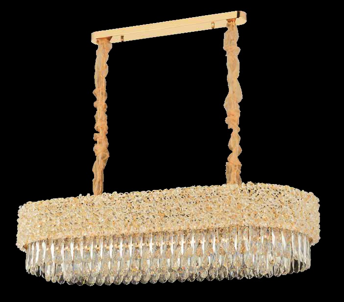 Elkon Modern Taşlı Avize NRV-8008-1200L